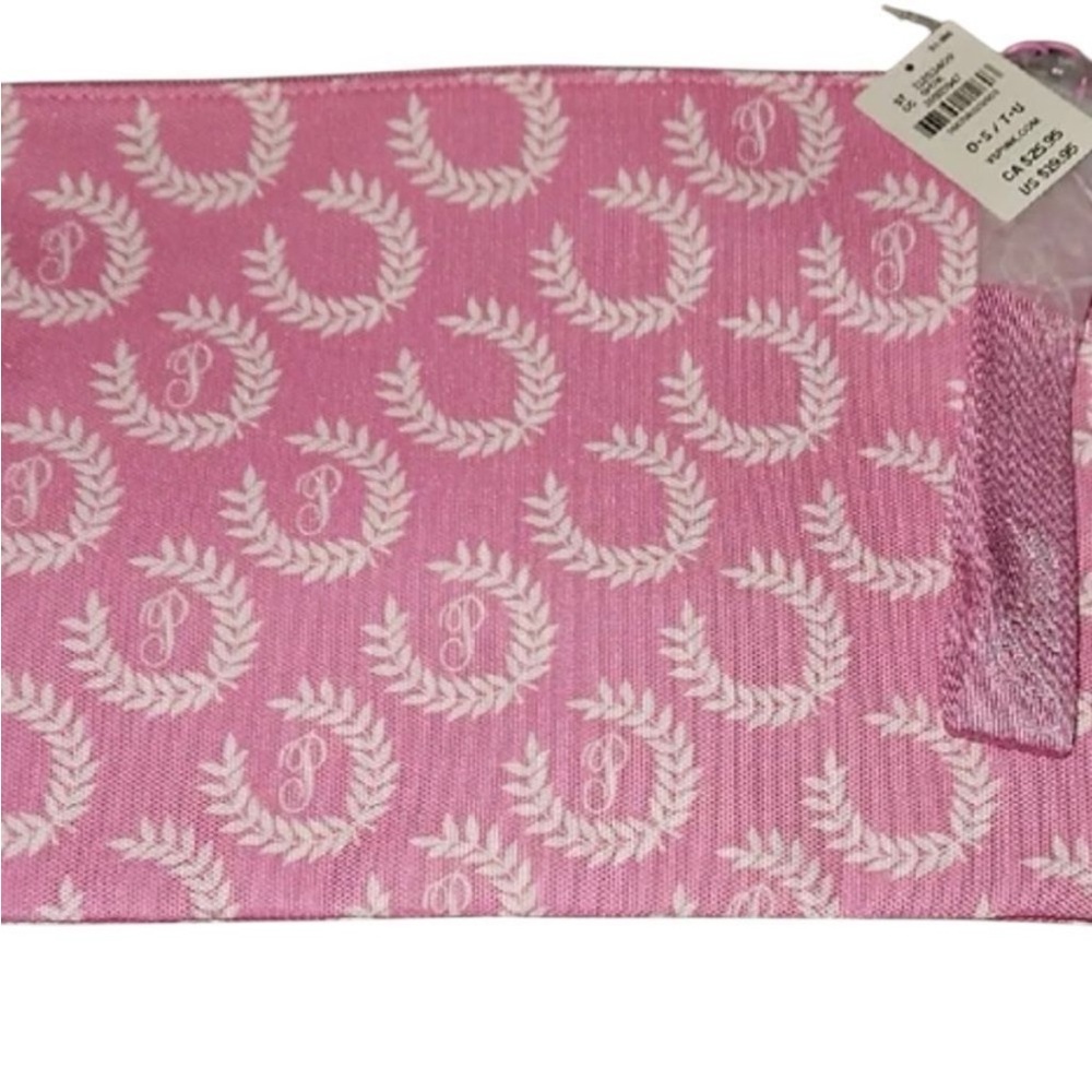 Victoria's Secret Pink Patterned Cosmetic Bag
